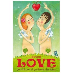 Carte Postale 10x15 «Savon Love»