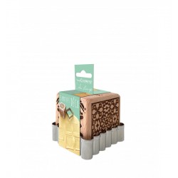 Kit emporte-pièce biscuit + tampon-cube en bois "Home made"