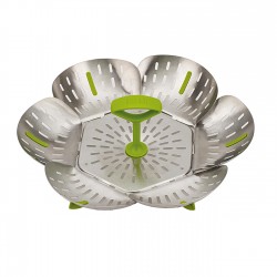 Cuit-vapeur marguerite inox "Bloom Steel" JOSEPH JOSEPH