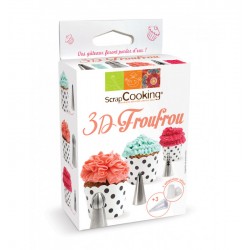 Kit de 3 douilles 3D FROUFROU avec 3 poches jetables