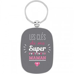Porte-clé "Les clés super maman"