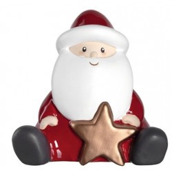 Figurine Père Noël 10cm CALDO +Etoile