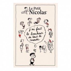 Torchon "Le petit Nicolas" Le Bonheur