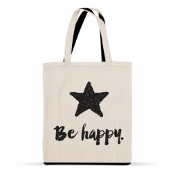 Totebag "Be Happy" LABELTOUR
