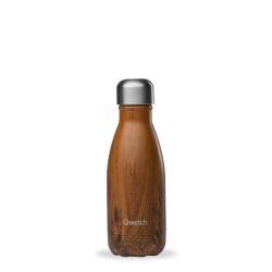 Bouteille isotherme 260ml Wood QWETCH