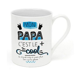 Mug céramique "Papa c'est le plus cool"