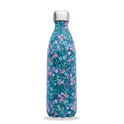 Bouteille isotherme 1L Giverny Glycine bleu QWETCH