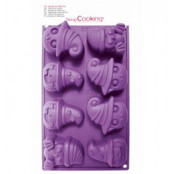 Moule silicone d'Halloween SCRAPCOOKING violet