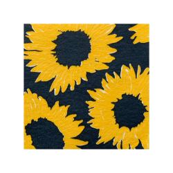 Serviettes Cocktail en papier (x20) 25x25 Tournesol