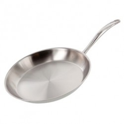 Poêle inox Master 24cm CRISTEL