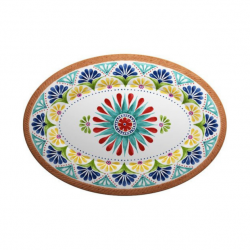 Plat ovale mélamine 36cm Porto TOUCH MEL