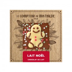 Tablette chocolat au lait "Noël"