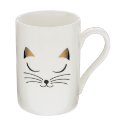 Mug SCHLUCK White Cat
