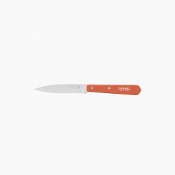 Couteau d'office cranté N°113 Mandarine OPINEL
