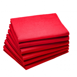 Serviette coton Cerise CAMBRAI à l'unité