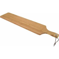 Planche en bambou longue 90cm avec ficelle cuir