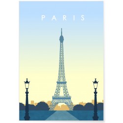 Affiche "Paris - Tour Eiffel"