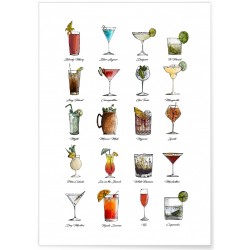 Affiche "Multi-Cocktail"