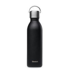 Bouteille isotherme 600ml ACTIVE Noir QWETCH