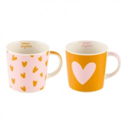 Set de 2 mugs "Amour toujours"