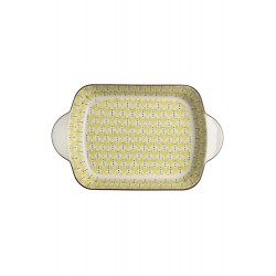 Plat four 45cm MIX'N'MATCH Jaune TRANQUILLO