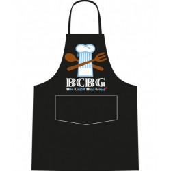 Tablier adulte Noir "BCBG"