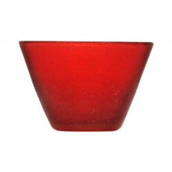Bol en verre Rouge MEMENTO