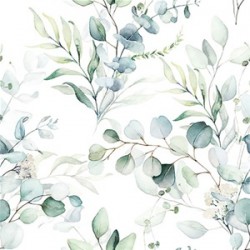 Serviettes en papier 33cm (x20) "Eucalyptus"