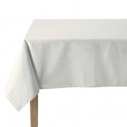 Nappe coton Blanc 160x240cm CAMBRAI