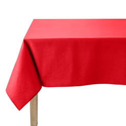 Nappe coton Cerise 160x240cm CAMBRAI