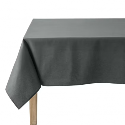 Nappe coton Anthracite 180x300cm CAMBRAI