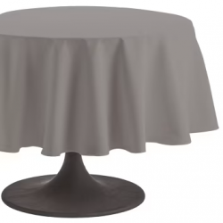 Nappe ronde coton Galet D180 CAMBRAI