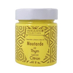 Préparation culinaire Moutarde "Thym citron" COLOR BLOCK
