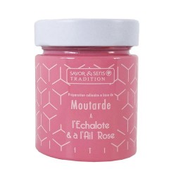 Préparation culinaire Moutarde "Echalote et Ail" COLOR BLOCK