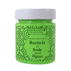 Préparation culinaire Moutarde "Basilic et Pignon" COLOR...