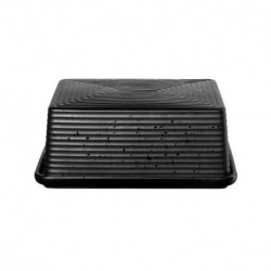 Beurrier noir en porcelaine ASA