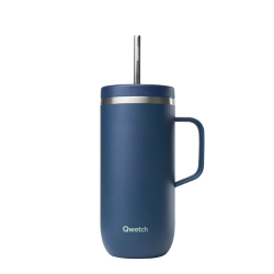 Cold Cup avec anse 600ml Bleu nuit QWETCH