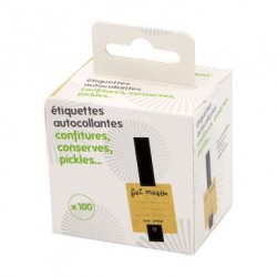 Lot de 100 étiquettes pour confiture/conserves/pickles