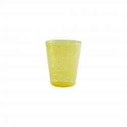 Verre à eau plastique 30cl Jaune MEMENTO