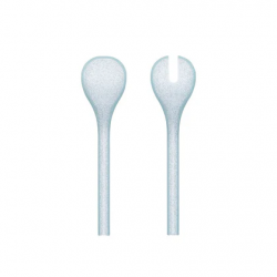 Couverts à salade plastique Bleu ciel MEMENTO