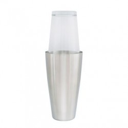 Shaker Boston inox/verre POINT VIRGULE