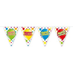 Guirlande fanions multicolore Pop