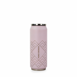 Canette isotherme 500ml Art Déco Rose YOKO