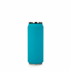 Canette isotherme 500ml Soft touch Turquoise YOKO