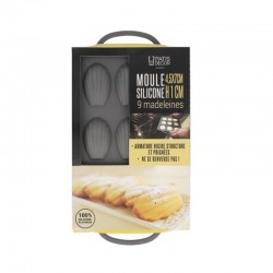 Moule de 9 madeleines en silicone PATISDECOR