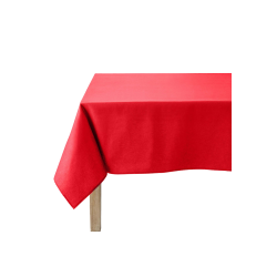 Nappe coton Cerise 180x300cm CAMBRAI