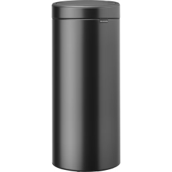 Poubelle ronde Touch bin 30L Confident grey BRABANTIA