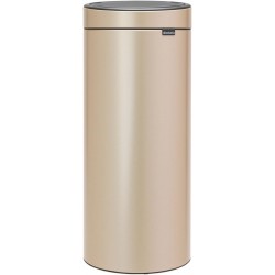 Poubelle ronde Touch bin 30L Metallic gold BRABANTIA
