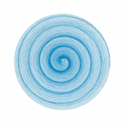 Assiette plate céramique Turquoise MEMENTO