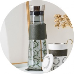 Carafe EVE Circular green EIGENART